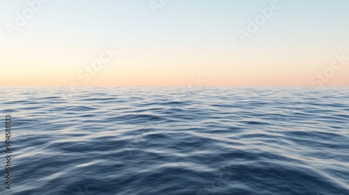 Tranquil Ocean Sunset: A Serene Seascape