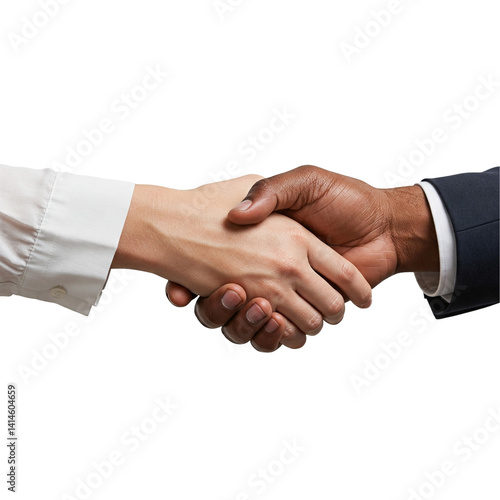 Wallpaper Mural handshake isolated on white Torontodigital.ca