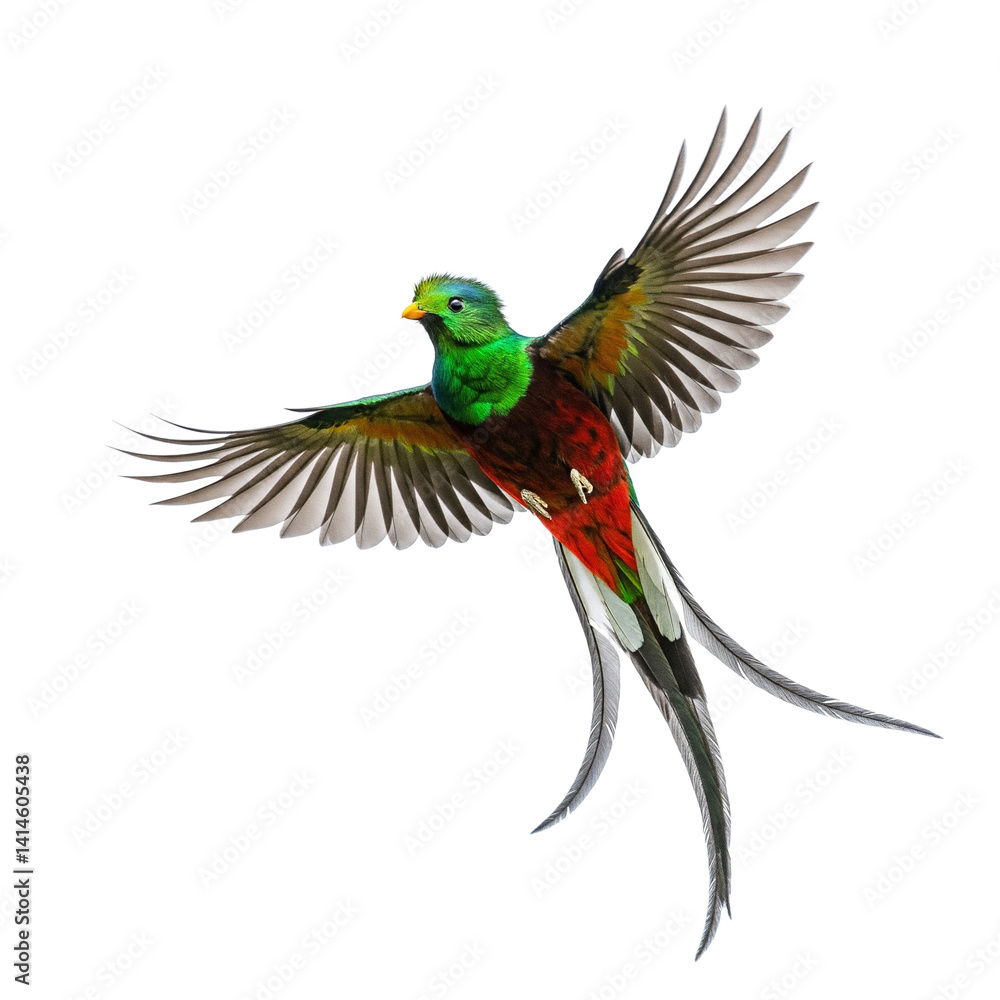 Fototapeta premium green winged macaw