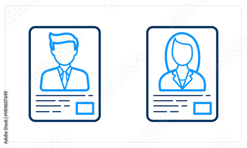 Male Profile and Female Profile