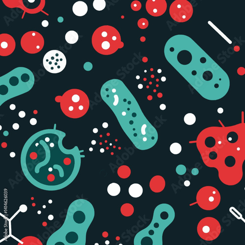 Cool flat design graphic element on science camp with telescope, microscope, science themed graphic elements and a camping tent in the shape of open book