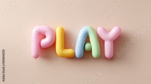 Colorful letters spelling 