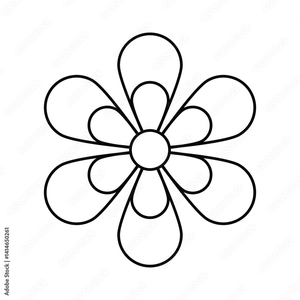 abstract flower vector illustration abstract flower vector illustration