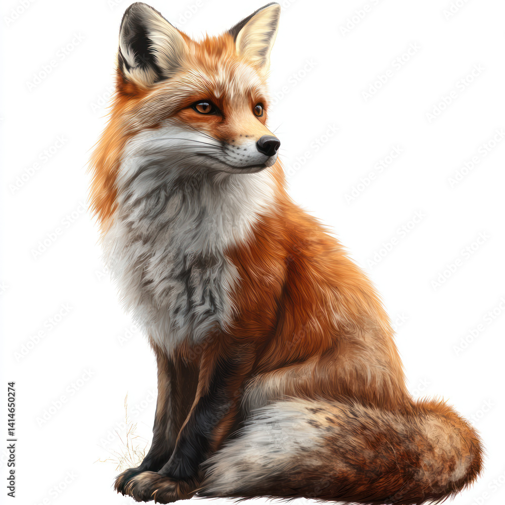 Obraz premium red fox vulpes