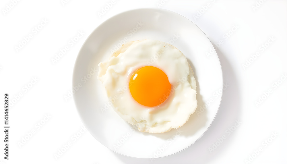 Fried egg cooking process kitchen food photography bright environment top-down view culinary art Fried egg cooking process kitchen food photography bright environment top-down view culinary art