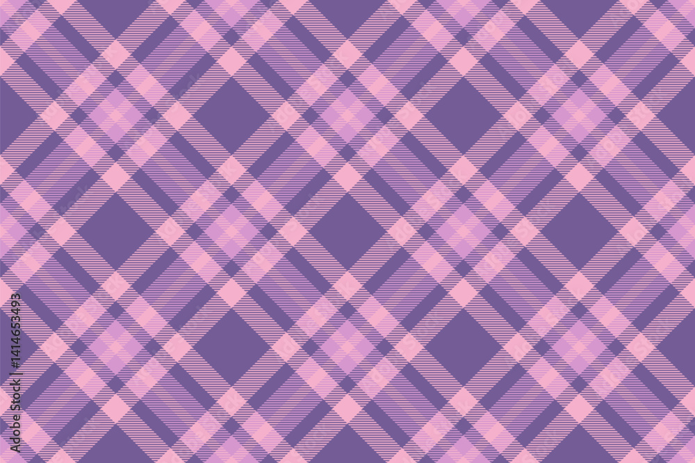 Dining room fabric plaid check, printing pattern vector background. Pop texture tartan textile seamless in light and violet colors. Dining room fabric plaid check, printing pattern vector background. Pop texture tartan textile seamless in light and violet colors.