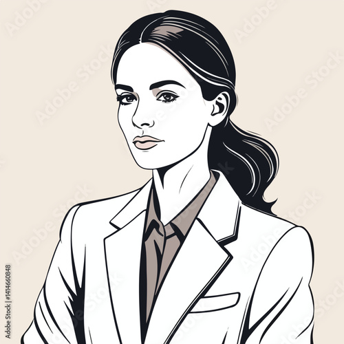 business woman  illustration business  