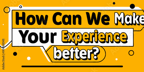a yellow background graphic question that is used for experience inquiry