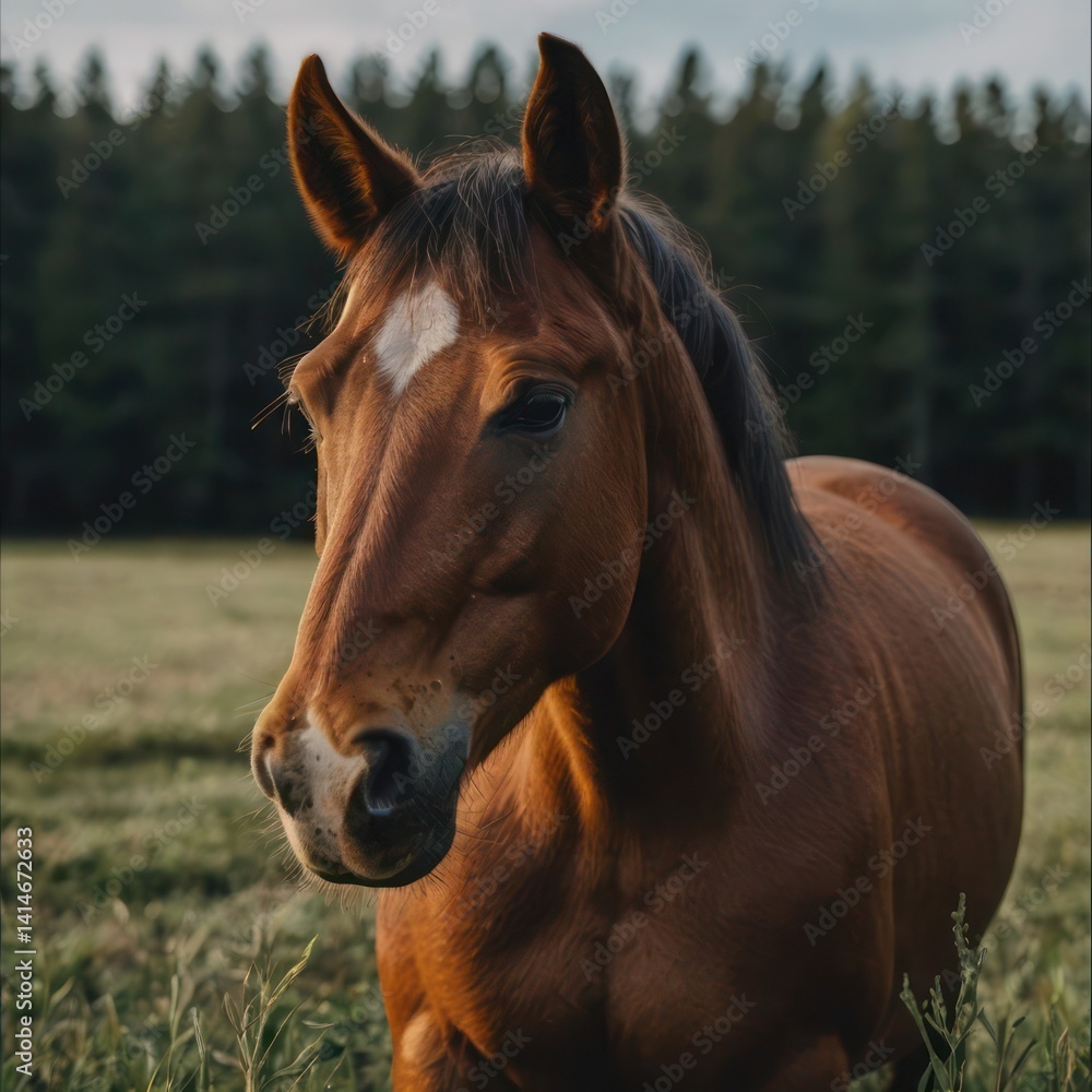 Fototapeta premium portrait of a horse