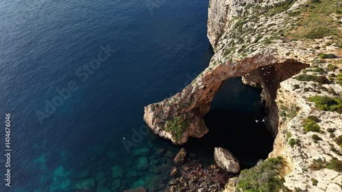 Wallpaper Mural  Malta stunning coastline and natural rock formations during the golden hour over the Mediterranean Sea Torontodigital.ca