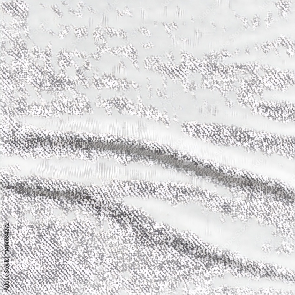 Graceful White Fabric Folds Create Subtle Patterns and Soft Texture in a Delicate Textile Graceful White Fabric Folds Create Subtle Patterns and Soft Texture in a Delicate Textile
