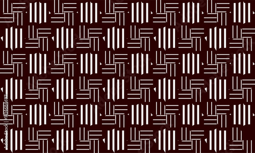 parquet background, white black strip in parquet pattern seamless repeat style design for fabric printing or wallpaper or background, chessboard, checkerboard