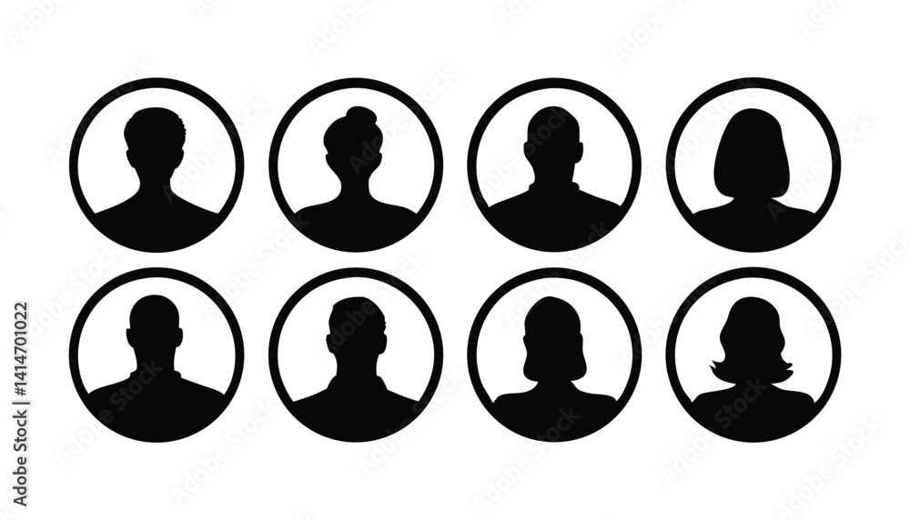 User icon vector set, Profile, and people User icon vector set, Profile, and people