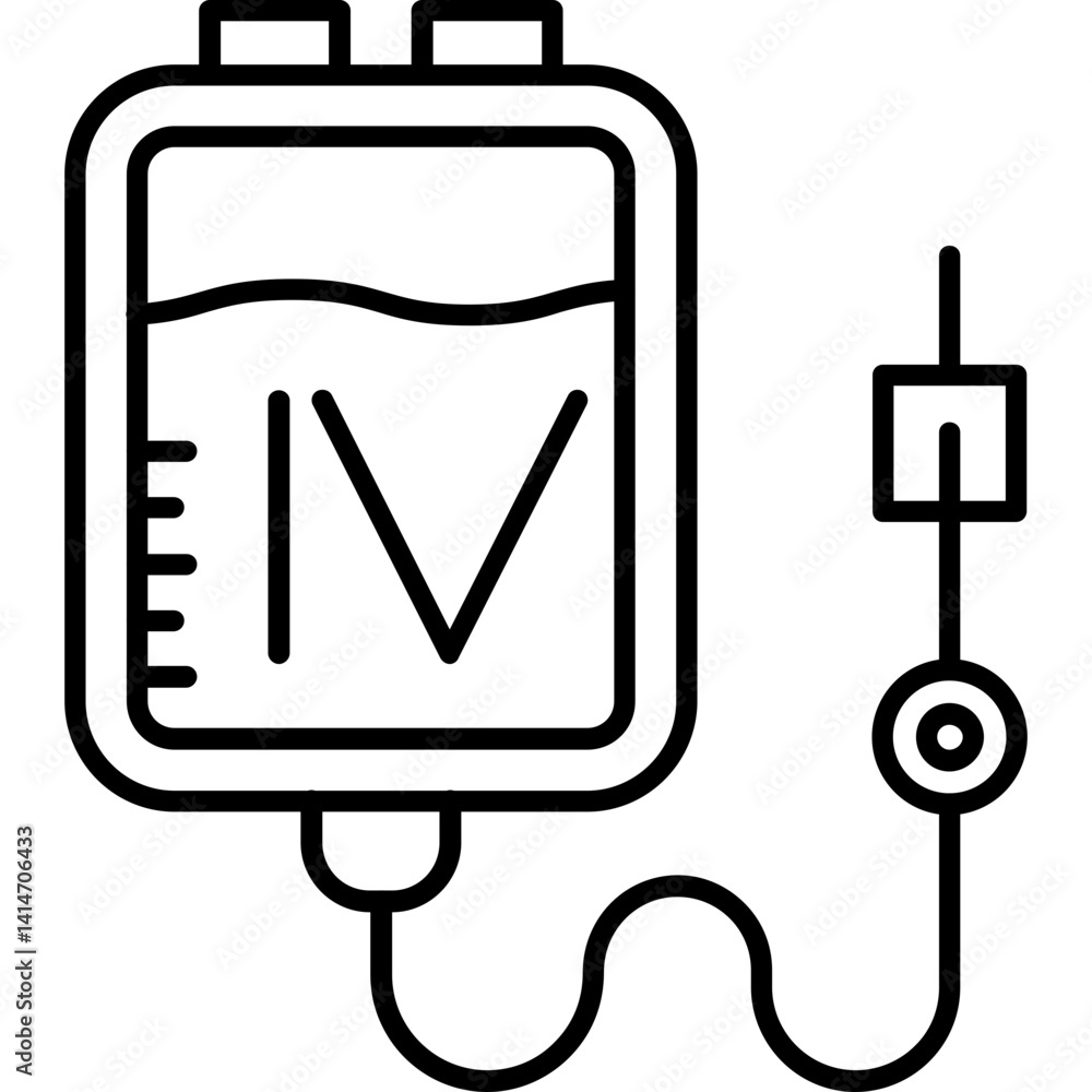 IV Bag Icon IV Bag Icon