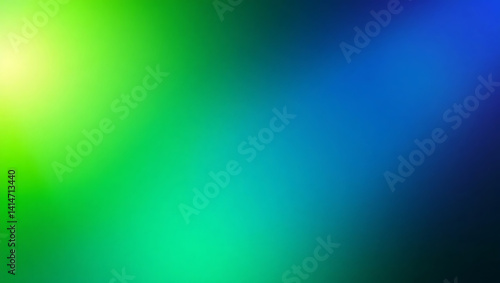 abstract green and blue gradian background