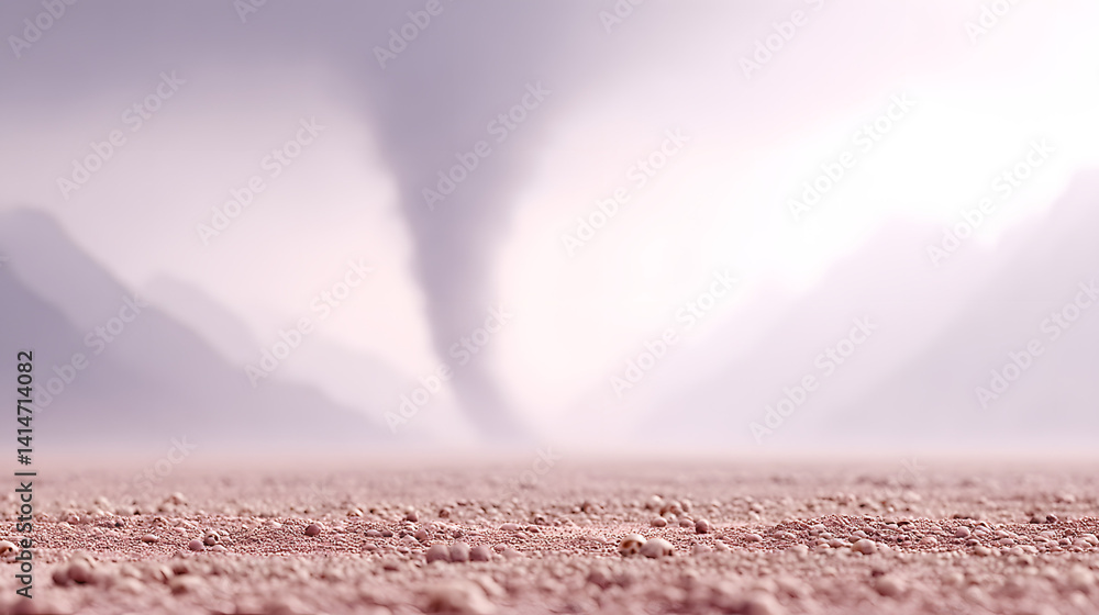 A vast red desert scattered with human skulls, partially buried in the sand, creating an eerie and haunting atmosphere.