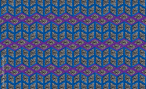 Geometric vector background with sacral tribal ethnic elements. Traditional triangles gypsy geometric forms sprites tribal themes apparel fabric tapestry print
