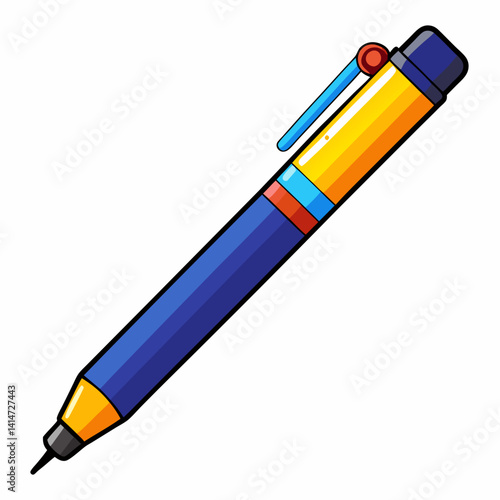 Penlight isolated on white background