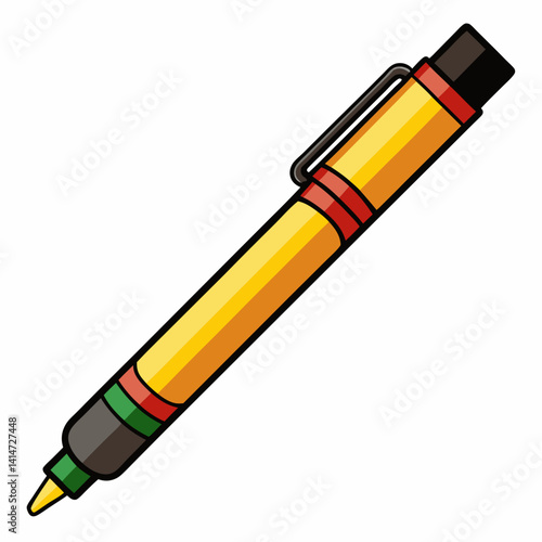 Penlight isolated on white background