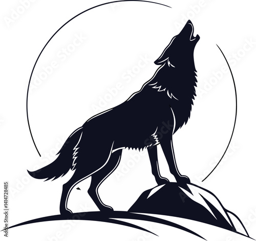 wolf vector illustration