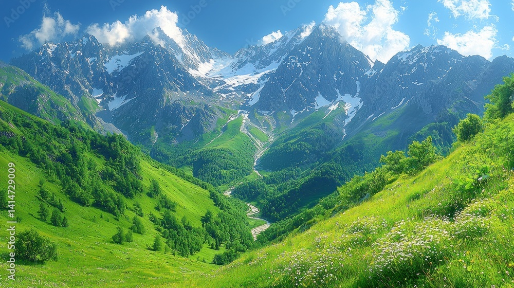 Majestic Mountain Valley Majestic Mountain Valley