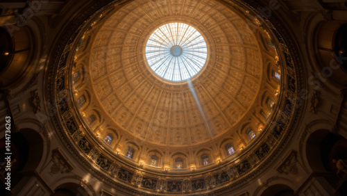 Wallpaper Mural The dome above feels impossibly close, the scattering of light creating an illusion of tangible texture. Torontodigital.ca