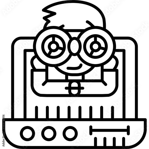 Observation Icon Vector Element