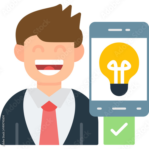 Job Idea Icon Vector Element