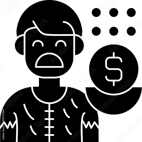 Poverty Icon Vector Element