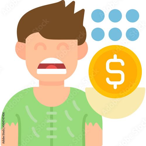 Poverty Icon Vector Element