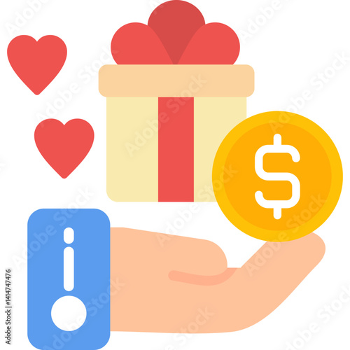 Give Icon Vector Element