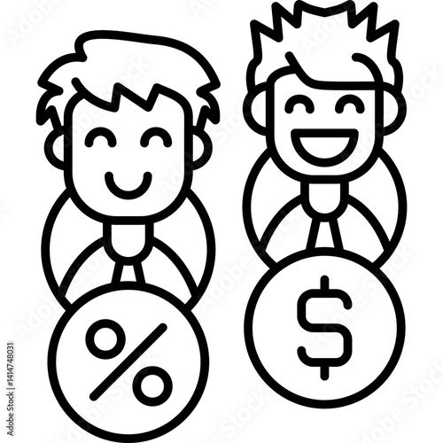 Lending Icon Vector Element