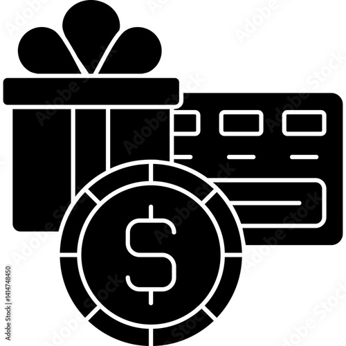 Cashless Icon Vector Element