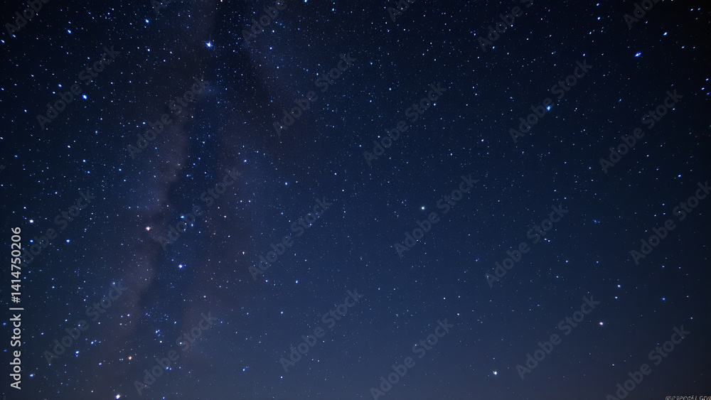 Naklejka premium A gravitationally bound system of stars, forming a distinctive pattern in the night sky. For millennia, these patterns have served as navigational aids and sources of cultural significance.
