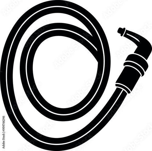 vector illustration of a hose