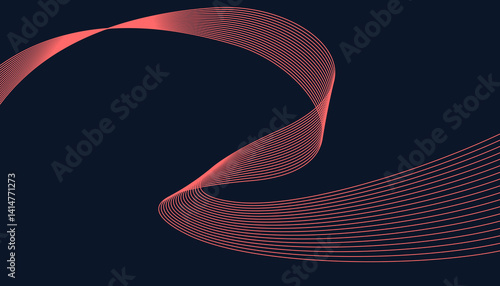 Interpolated wavy line background