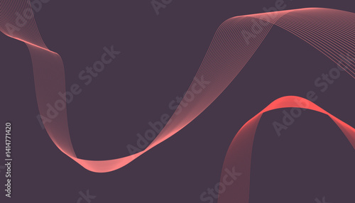 Interpolated wavy line background