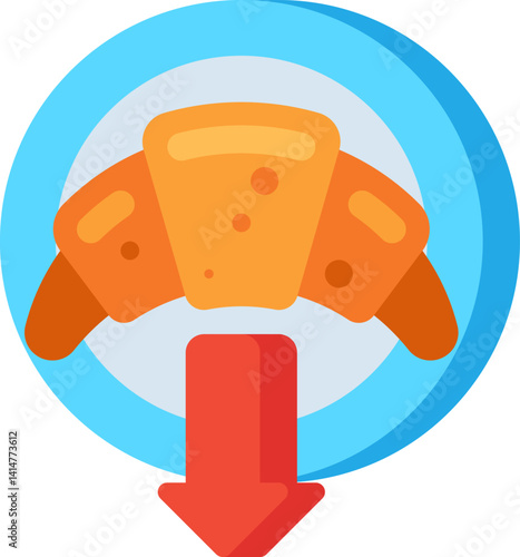 low carb diet illustration on a white background     