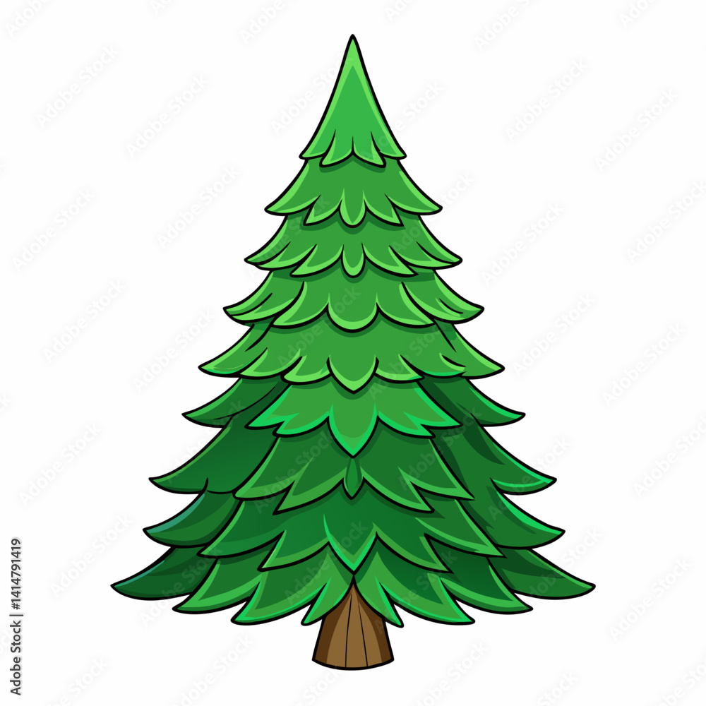 christmas tree vector illustration christmas tree vector illustration