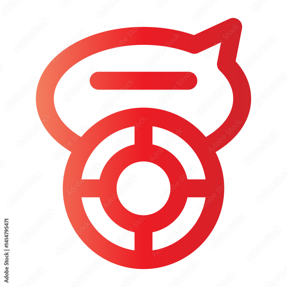 chat smart gradient icon chat smart gradient icon