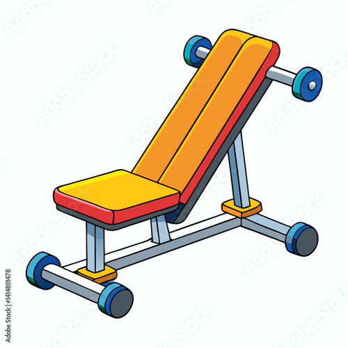 3d rendered illustration of a chair