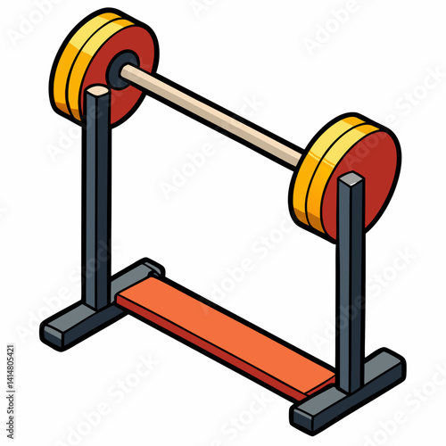 dumbbell isolated on white