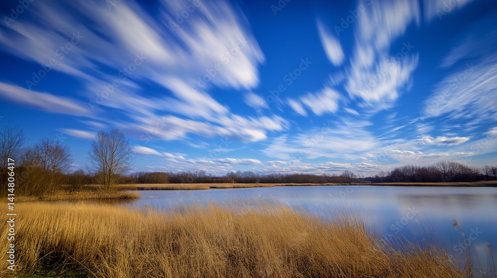 lake and sky lake and sky