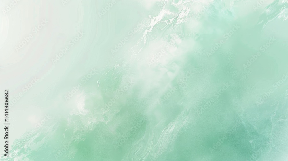 Abstract Mint Green Watercolor Texture Background. Fluid Art Design. Abstract Mint Green Watercolor Texture Background. Fluid Art Design.