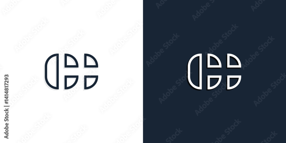 Abstract line art initial letters CC logo. Abstract line art initial letters CC logo.