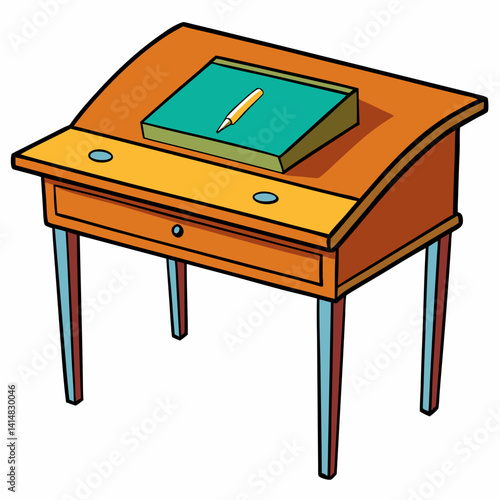 old fashioned table
