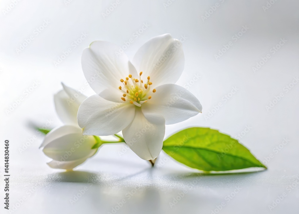 Jasmine Flower Bloom, Minimalist White Flower Photography, Stock Photo, Botanical Image, Floral Background Jasmine Flower Bloom, Minimalist White Flower Photography, Stock Photo, Botanical Image, Floral Background