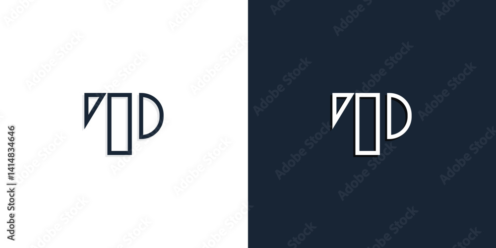 Abstract line art initial letters TP logo. Abstract line art initial letters TP logo.