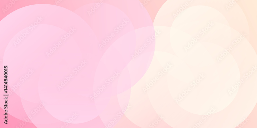 Abstract pastel colorful pink and yellow gradations. Circle effect style geometric abstract background simple Abstract pastel colorful pink and yellow gradations. Circle effect style geometric abstract background simple
