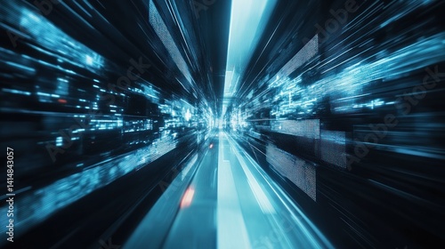 Digital Data Stream  High-Speed Data Flow Visualization